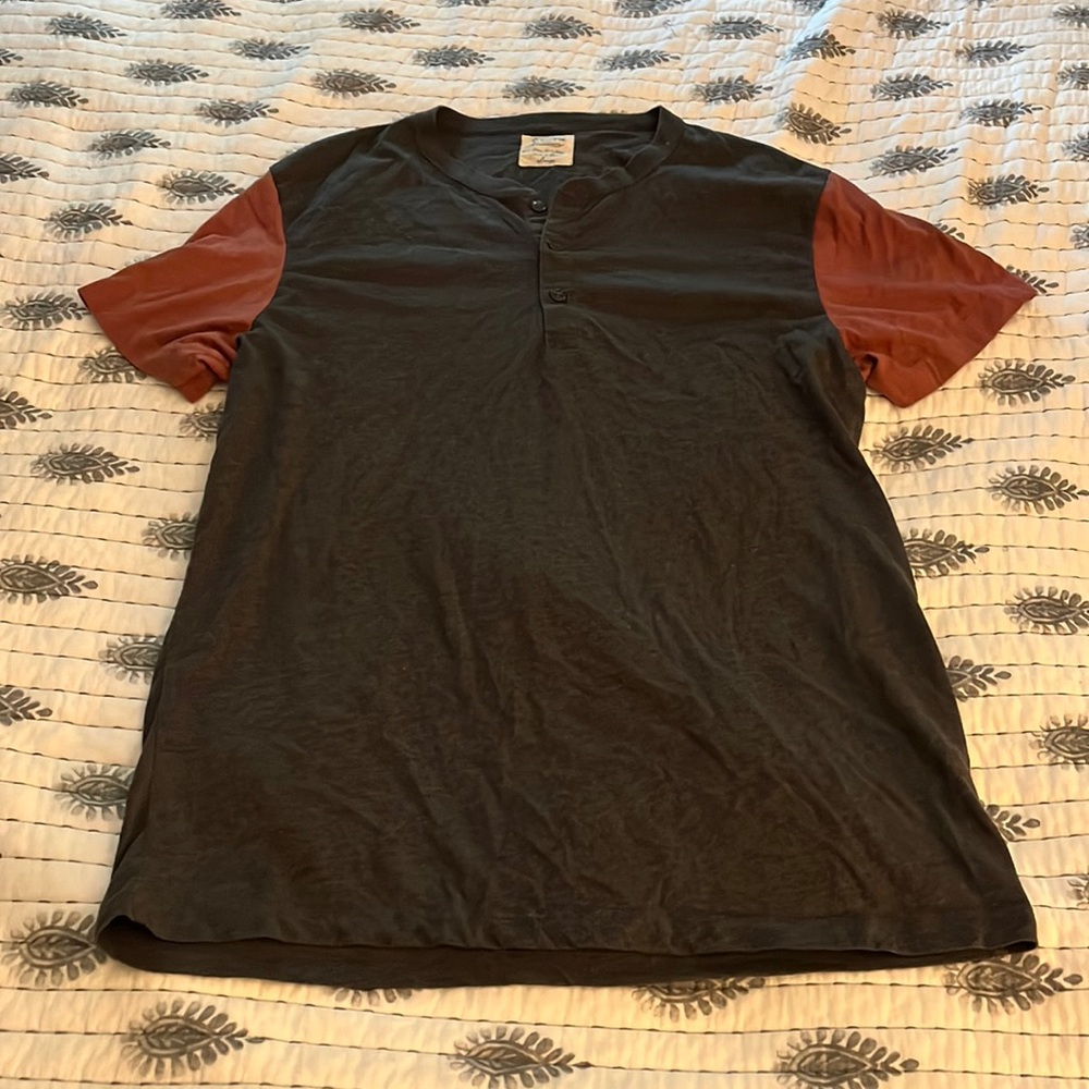 J Crew Henley Short Sleeve Shirt